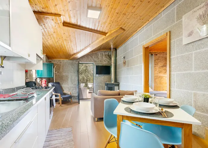 Casa Rustica T2 Com Salamandra E Cozinha - - Serra Da Estrela - Casa Do Loureiro Ii Seia